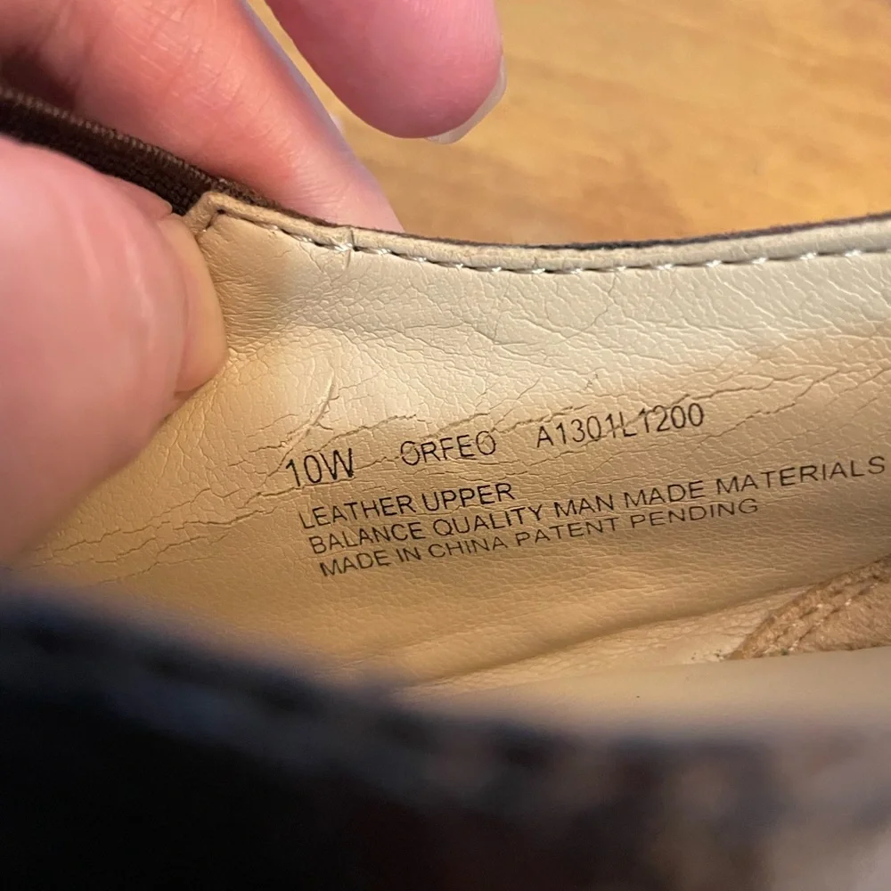 Naturalizer Brown Stretch Shoes Size 10W